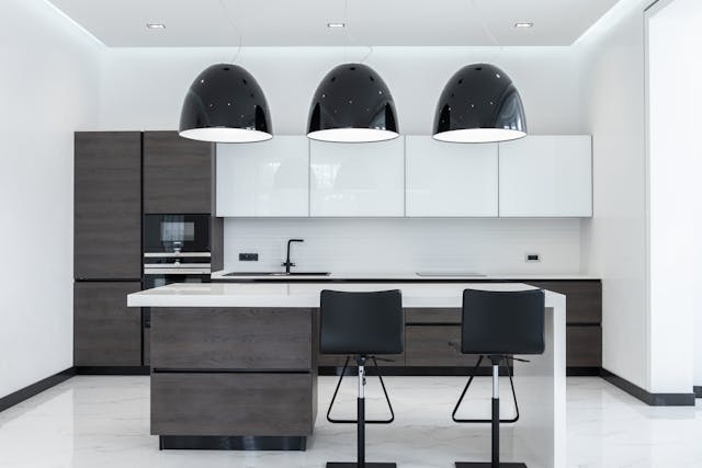 A modern and clean kitchen